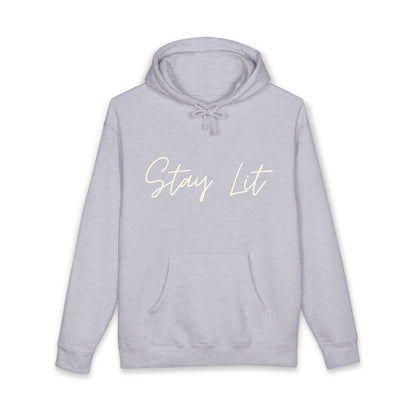 Stay Lit Hoodie — Cozy Script Graphic Pullover
