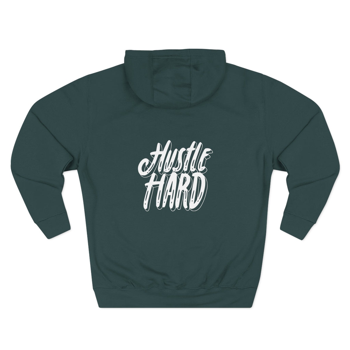 Hustle Hard Hoodie — Motivational Fleece Pullover
