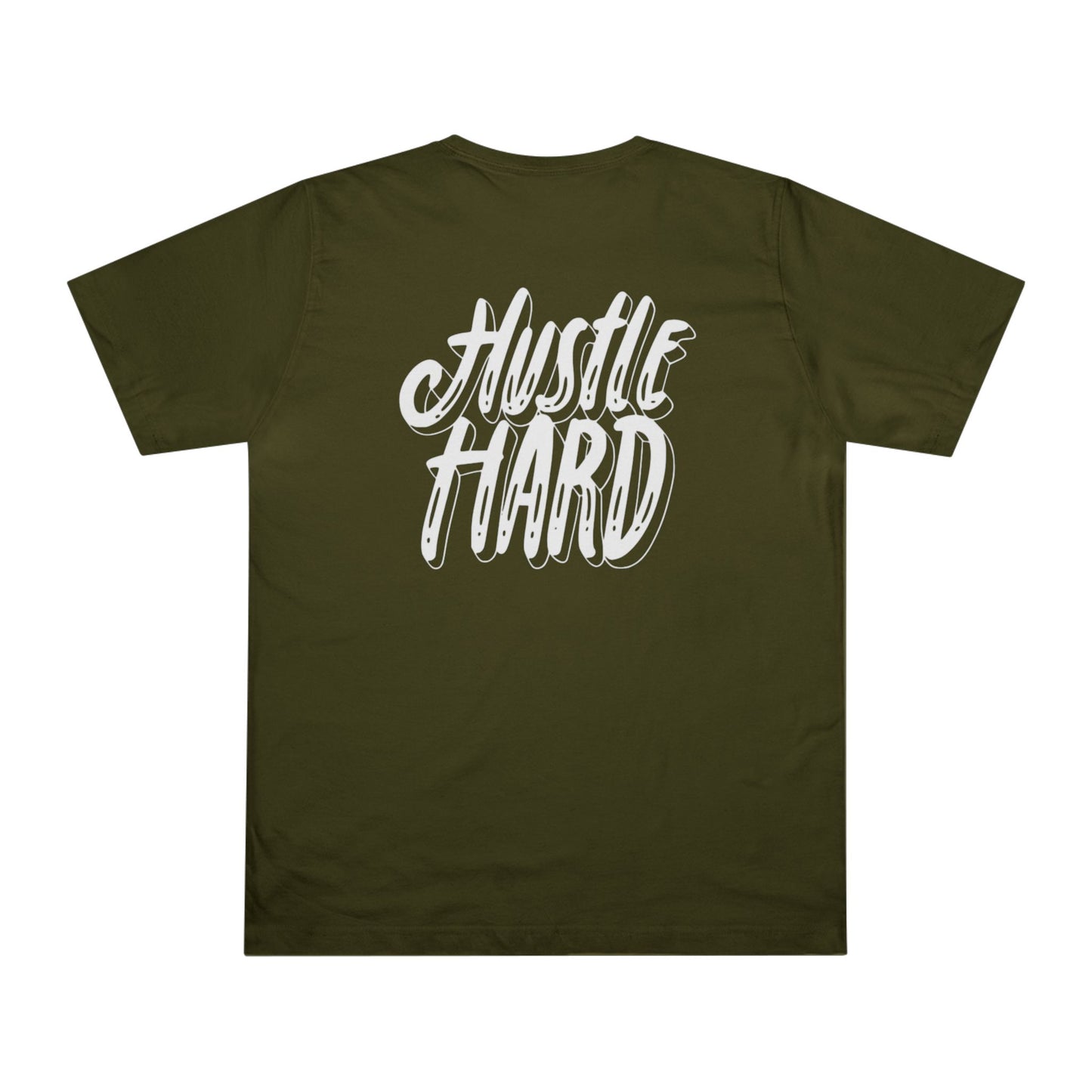 Hustle Hard Graphic T-Shirt — "Stay Lit" Chest Script