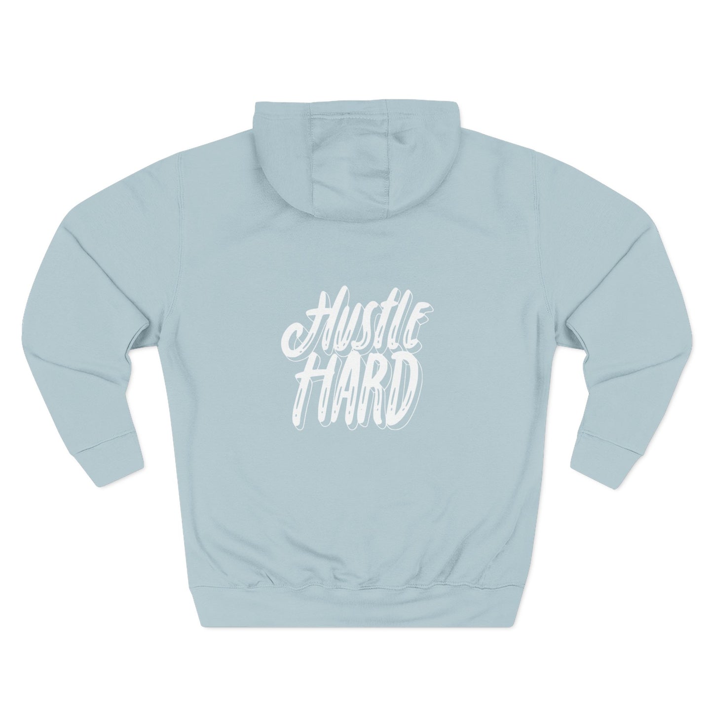 Hustle Hard Hoodie — Motivational Fleece Pullover