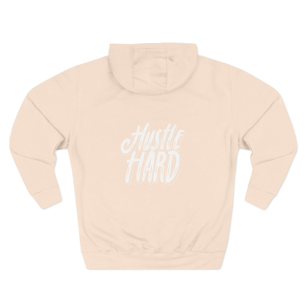 Hustle Hard Hoodie — Motivational Fleece Pullover