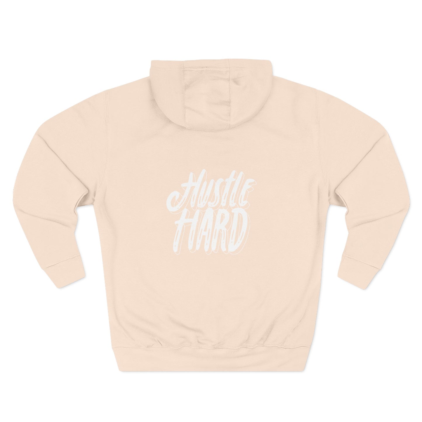 Hustle Hard Hoodie — Motivational Fleece Pullover