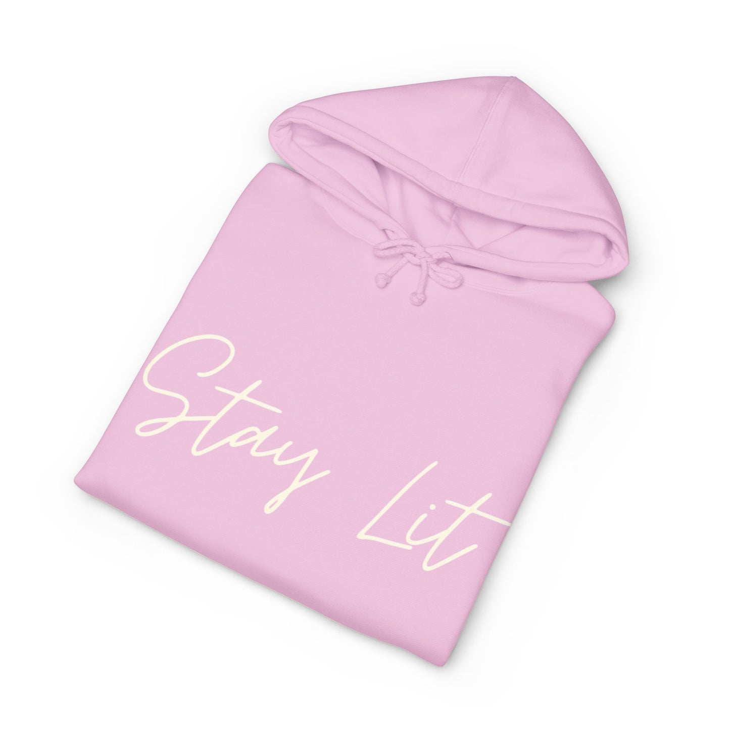 Stay Lit Hoodie — Cozy Script Graphic Pullover