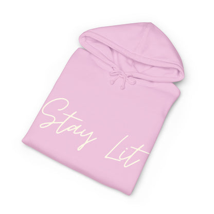 Stay Lit Hoodie — Cozy Script Graphic Pullover