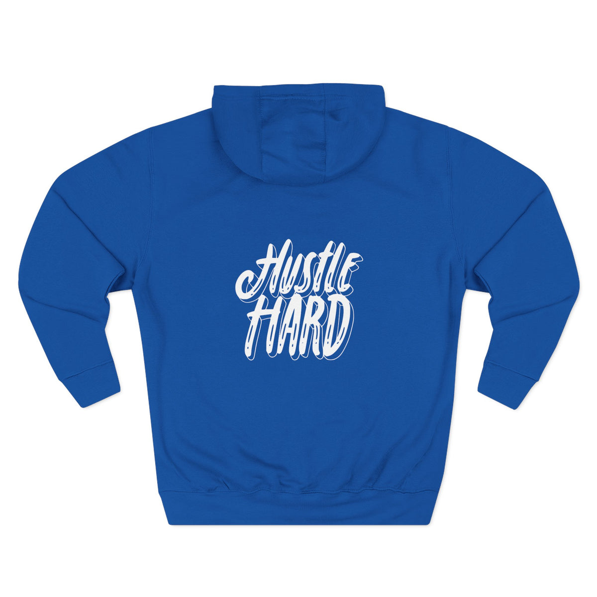 Hustle Hard Hoodie — Motivational Fleece Pullover