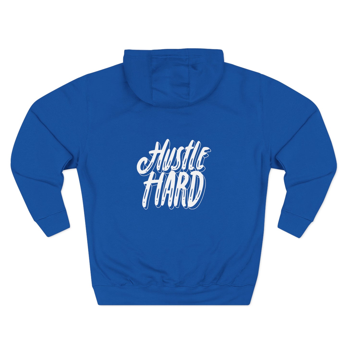 Hustle Hard Hoodie — Motivational Fleece Pullover