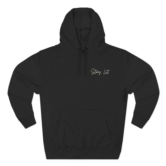 Hoodie — "Be the Energy You Want to Attract" Retro Motivational Fleece Hoodie