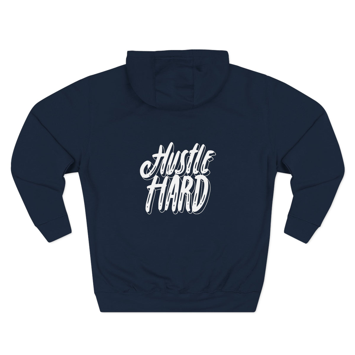 Hustle Hard Hoodie — Motivational Fleece Pullover